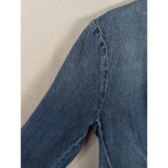 Lauren Ralph Lauren Denim Blazer Blue Women's Size 4 - Picture 8 of 15